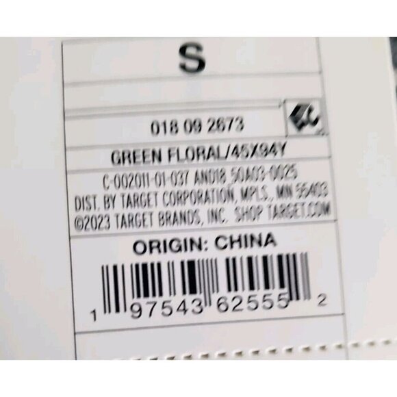 Women's Crepe Short Flutter Sleeve Midi Dress A New Day Green Floral Size Small - Picture 15 of 16